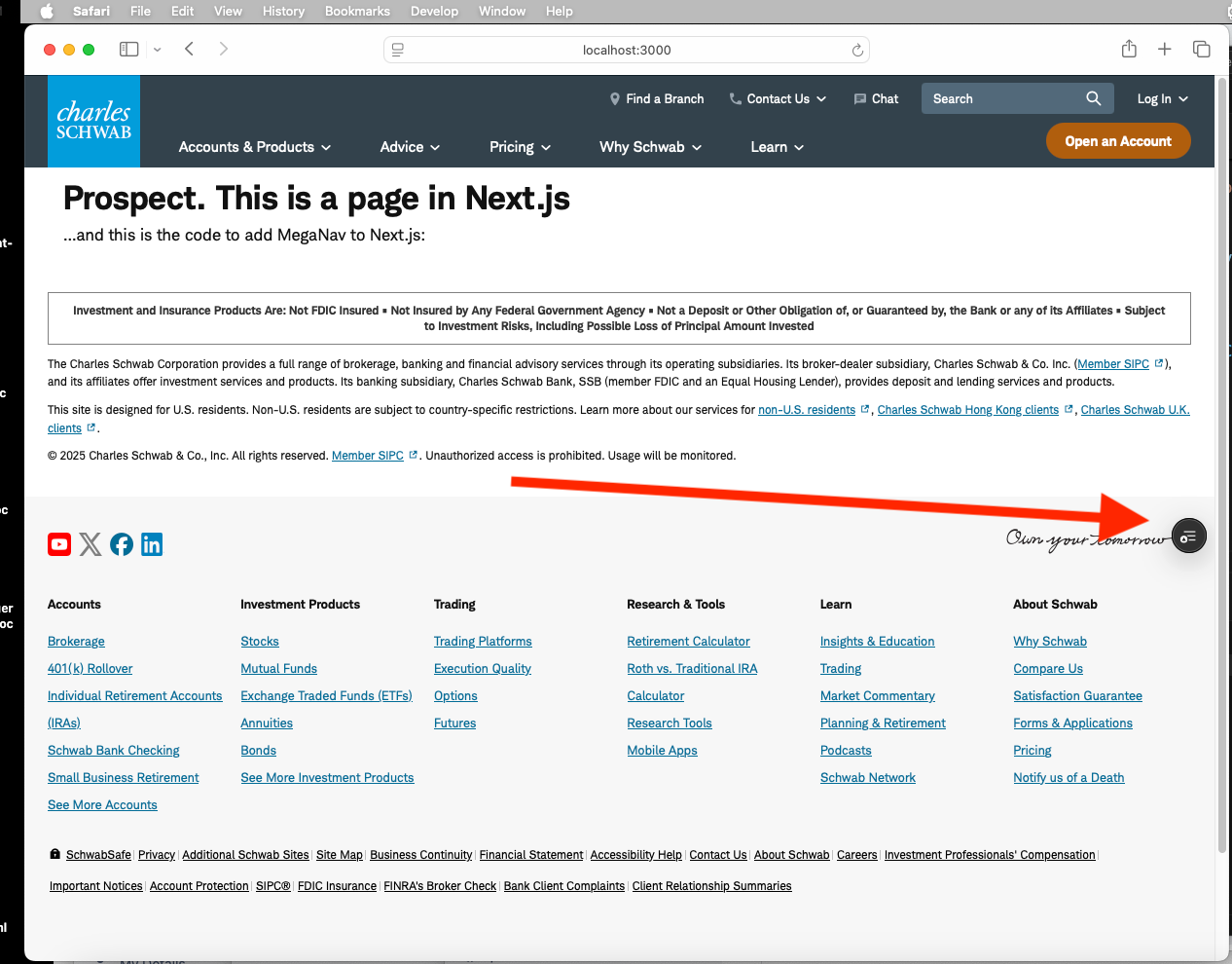 Vercel Toolbar Widget